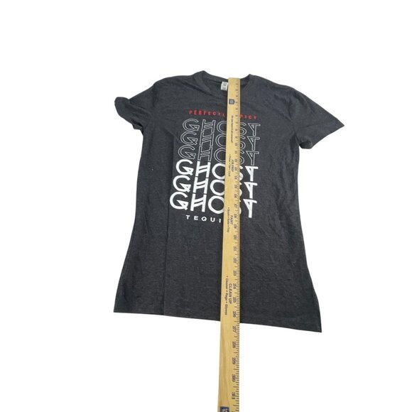 Threadfast Ghost Tequila T-Shirt Mens S Graphic Gray Oversized Gothic Grunge Cas - Picture 5 of 6